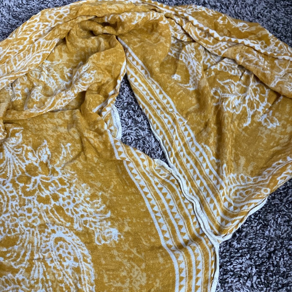 Yellow patterned cover up Ruggine - Picture 6 of 6